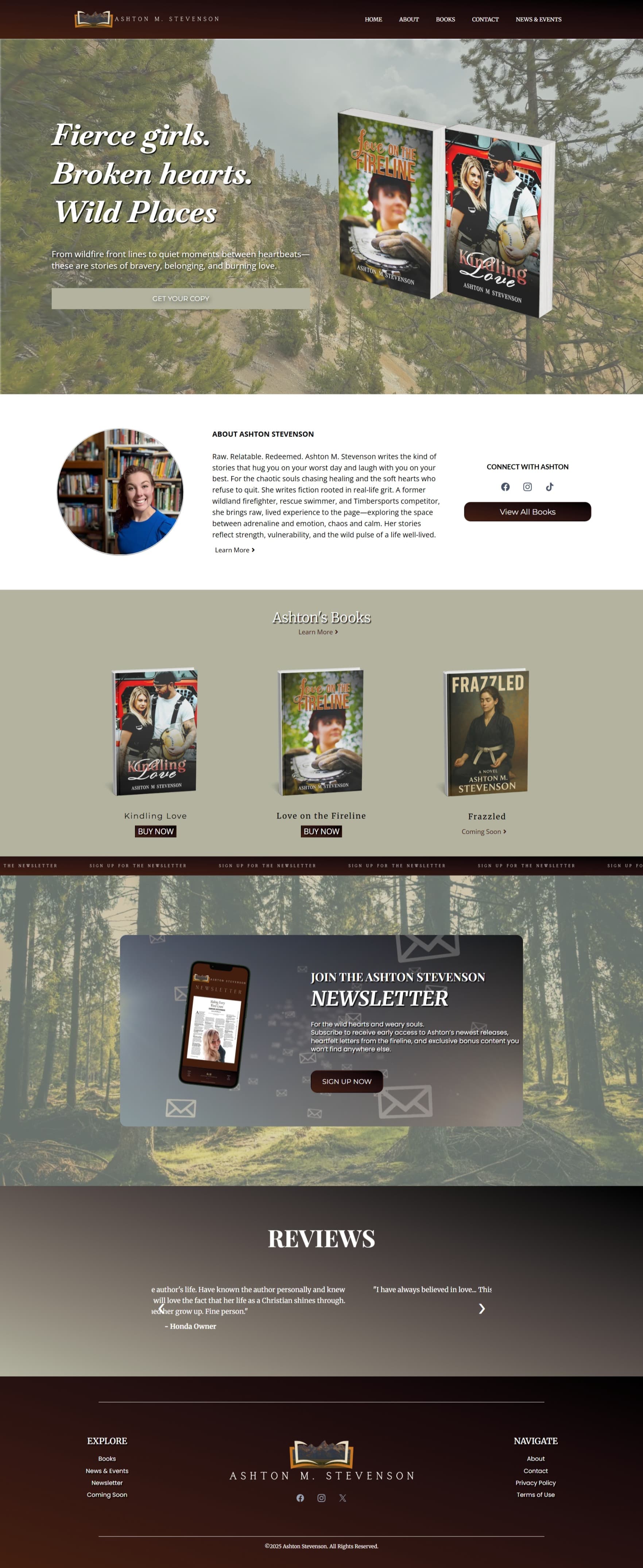Home page preview
